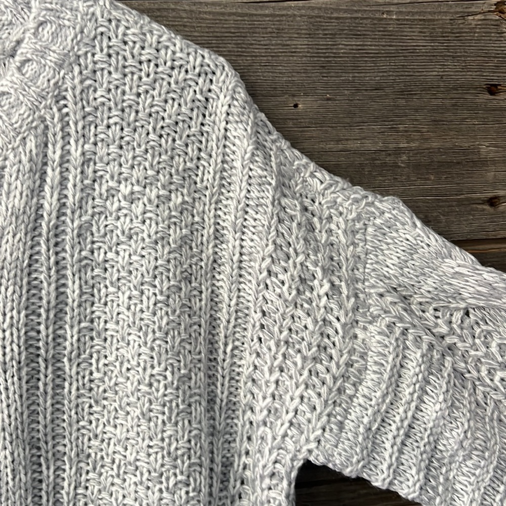 Emmer & Oat “Swiss Alps Sweater”-Gray/Light Gray - Picture 3 of 5